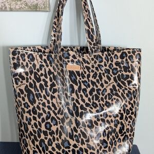 Consuela Leopard Print Tote Bag